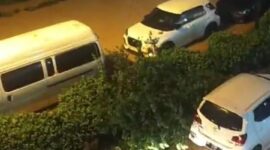 Tangkapan layar dari video banjir di Windsor, Batam, Kamis (30/11/2023).Foto: Dok/warga