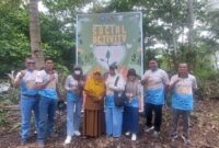 Telkom Witel Riau Kepulauan (Rikep} berpartisipasi menanam pohon mangrove, Selasa (28/11/2023). Foto:Ist