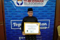 Kepala Dinas Penanaman Modal dan Pelayanan Terpadu Satu Pintu (DPMPTSP) Reza Khadafy pada Senin, (18/12/2023). Foto:Rega/matapedia6