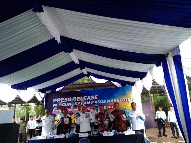 BNN merilis kasus narkoba, sebanyak 60 kg turut disita pada Sabtu (23/12/2023). Foto:Rega/matapedia6.