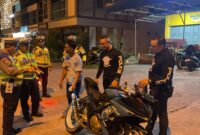 Polisi mengamankan sepeda motor blong saat razia pada Sabtu (2/12/2023). Foto:Dok-Humas Polresta Barelang