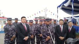 Kepala Staf Angkatan Laut (KSAL) Laksamana TNI, Muhammad Ali memberikan keterangan pers, Senin (4/12/2023). Foto:Arga-matapedia6