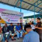 Kejari Batam memberikan sosialisasi penyuluhan hukum di Sekupang, Senin (11/12/2023). Foto:Dok/is