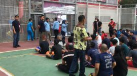 35 tersangka tiba di Rutan Batam. Foto:Dok/Ist