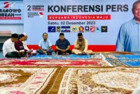 Kampanye Daerah (TKD) Prabowo-Gibran menggelar zikir dan doa bersama di Rumah Pemenangan Lubuk Baja, Batam, Jumat (14/12/2023). Foto: DN/matapedia6