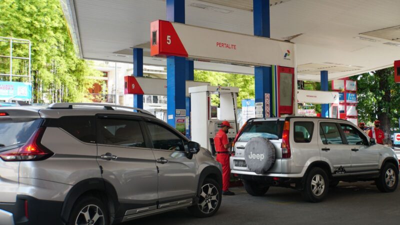 Salah satu SPBU di wilayah Sumbagut. Foto:Istimewa