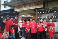 Caleg DPRD Kota Batam Partai PDIP dapil 2 Ependi Tan mengunakan topi. Foto:Ist/matapedia6