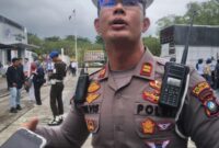 Kanit Turjawali Satlantas Polresta Barelang, Iptu Yelvis Oktaviano. Satlantas Polreata Barelang akan melakukan rekayasa lalu lintas di beberapa titik di Batam.
Matapedia6.com/ Luci.