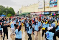 Peserta antusiasme senam Zumba Gemoy, Minggu (31/12/2023). Foto:DN/matapedia6
