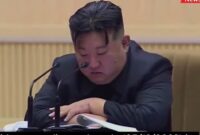 Kim Jong Un meneteskan air mata saat berbicara di Pertemuan Ibu Nasional dan mendesak perempuan untuk meningkatkan angka kelahiran di negaranya. Matapedia6/net