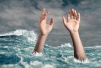 Ilustrasi orang tenggelam [Canva]