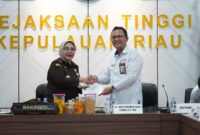 Ombusman bersama Kejati . Foto: Dok/ Istimewa