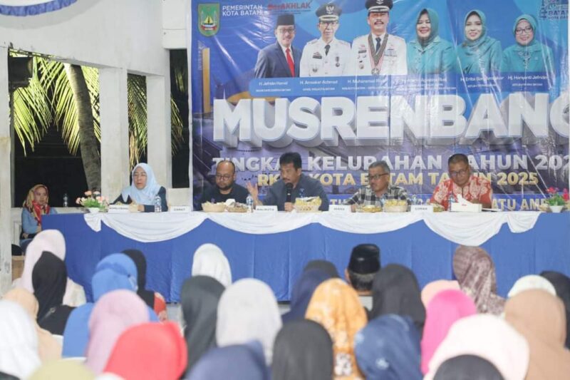 Wali Kota Batam Muhammad Rudi tengah saat Musrembang. Foto:Dok/Humas Pemko Batam