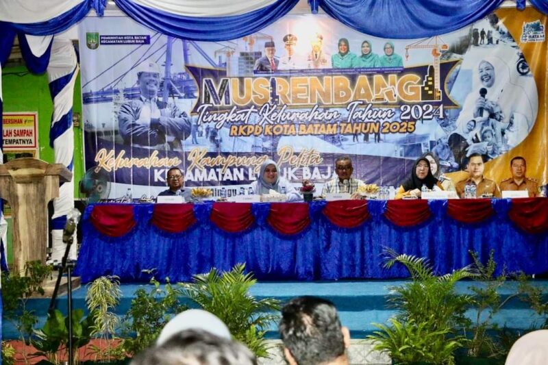 Musrembang tingkat kelurahan di Pelita, Batam, Minggu (14/1/2024). Foto:Dok/Diskominfo Batam. 
