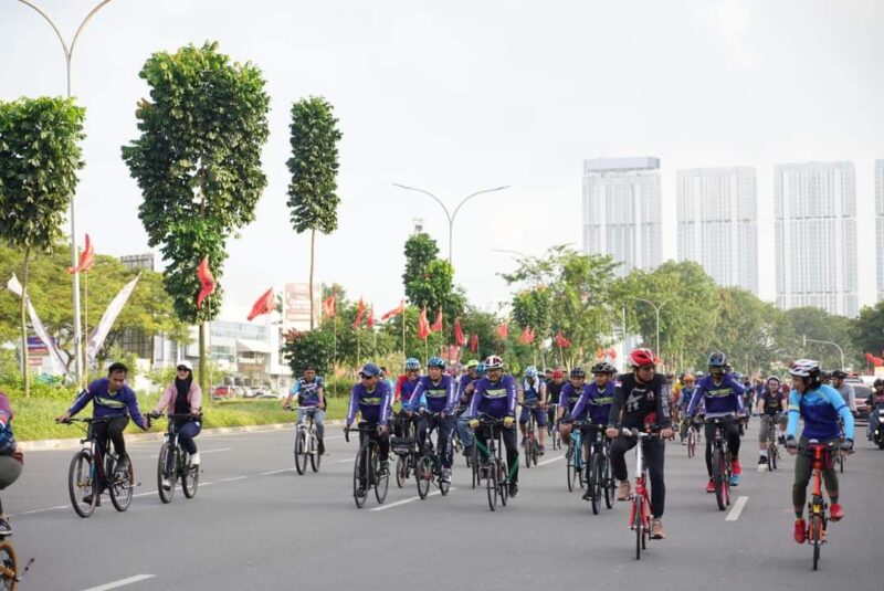 Peserta bersepeda 2024. Foto:Dok/Ist