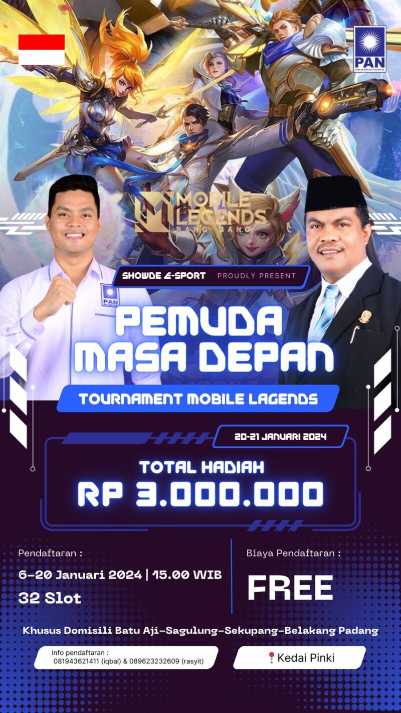  Esport Mobile Legends Pemuda Masa Depan di Kedai Pinki. Foto:Ist/matapedia6


