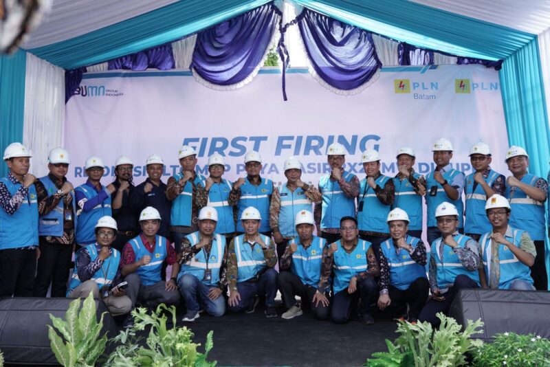 PLN Batam berhasil melakukan _first firing_ relokasi Pembangkit Listrik Tenaga Gas. Foto:Dok/PLN Batam