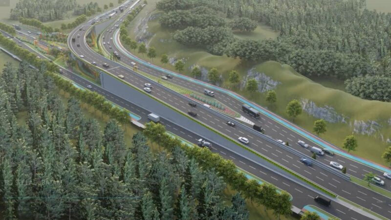 Ilustrasi fly Over Sei Ladi Batam. Foto:Dok/Humas BP Batam