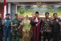 Ketua DPRD Batam Nuryanto hadir dalam pelantikan dan sertijab Ketua PN Batam, Selasa (9/1/2024). Foto:Istimewa/matapedia6