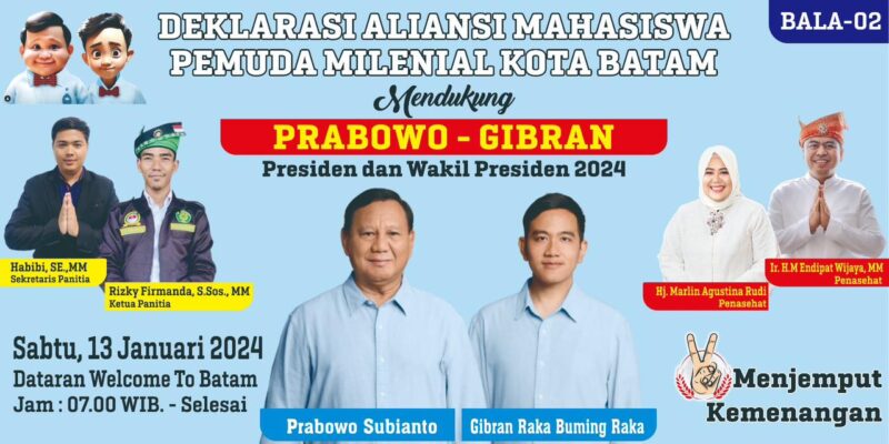 Deklarasi dukungan untuk Prabowo-Gibran. Foto:Istimewa/matapedia6