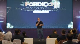 Executive General Manager Digital Connectivity Service Telkom Teuku Muda Nanta (tengah) dalam Forum Digital Connectivity (FORDICO) Telkom di Jakarta, beberapa waktu lalu. Foto:Dok/Telkom
