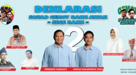 Deklarasi dukungan Prabowo-Gibran. Foto:DN/matapedia6