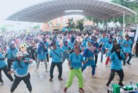 Ribuan masyarakat ikut meramaikan deklarasi yang digagas oleh Squad Gemoy 