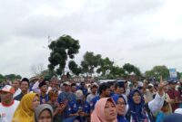 Foto-foto Warga pendukung calon Presiden nomor urut satu di beberapa titik yang akan dilewati dan disinggahi oleh Anies di Kota Batam, Jumat (19/1/2024). Matapedia6.com/Rega