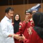 Kepala BP Batam sekaligus Wali Kota Batam Muhammad Rudi saat
hadir pelantikan IPMKOB. Foto:Dok/BP Batam