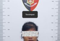 NA (30) tukang ojek online di Batam yang ditangkap Polsek Nongsa, setelah aksinya viral di media sosial. Matapedia6.com/ Dok Polsek Nongsa