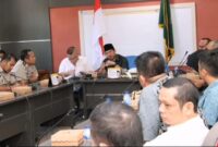 Ketua DPRD Batam Nuryanto pimpin RDPU pada Senin (22/1/2024). Foto:Dok/Istimewa