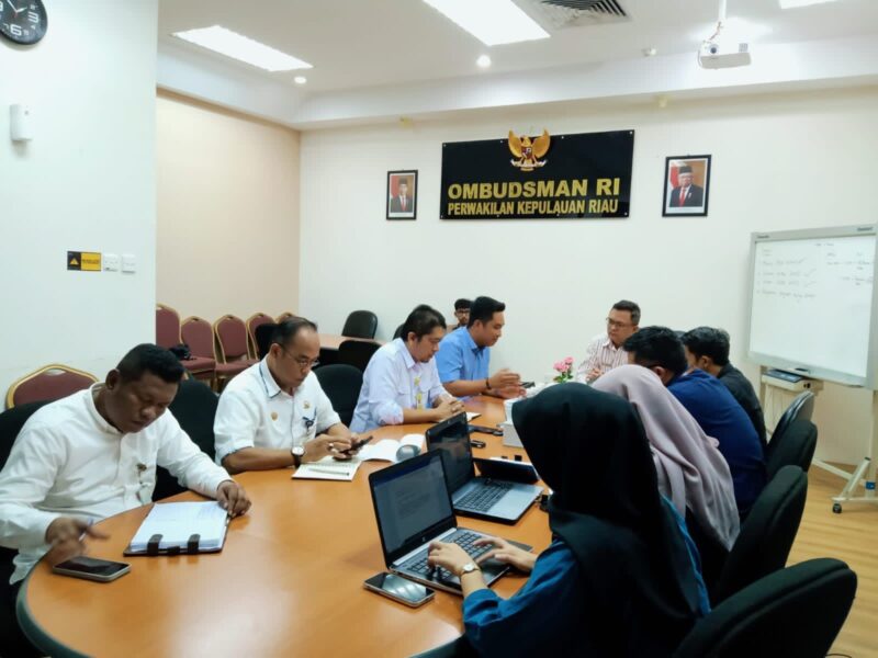 Ombudsman bersama Dishub, DPRD Batam pada Rabu (24/1/2024). Foto:Istimewa
