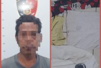 IS (52) pelaku dan barang bukti yang diamankan polisi atas kasus pencabulan di Wilayah Nongsa.Matapedia6.com/ Dok Polsek Nongsa