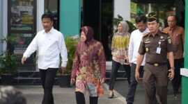 Kepala BP Batam Muhammad Rudi bersama Mensos beberapa waktu lalu. Foto:Dok/Humas BP Batam