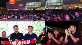 Randi Zulmariadi Nobar Timnas. Foto:Ist/DN