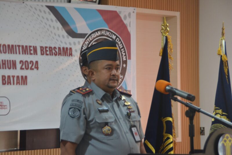 Kepala Rutan Kelas II A Batam, Faisal G Putra. Foto:Dok/Rutan