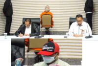 Wakil Ketua Komisi Pemberantasan Korupsi (KPK) Nurul Ghufron, saat membacakan ungkap kasus OTT di  Sidoarjo, serta barangbukti yang diamankan KPK, Senin (29/1/2024). Matapedia6.com/Screenshot YouTube KPK.