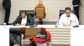 Wakil Ketua Komisi Pemberantasan Korupsi (KPK) Nurul Ghufron, saat membacakan ungkap kasus OTT di  Sidoarjo, serta barangbukti yang diamankan KPK, Senin (29/1/2024). Matapedia6.com/Screenshot YouTube KPK.