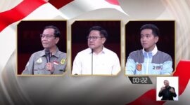 Debat Cawapres ke empat dilaksanakan di Jakarta Convention Center (JCC), Jakarta, Minggu (21/1/2024) mulai pukul 19.00 WIB dan disiarkan langsung melalui kanal youtube KPU RI. Matapedia6.com/ Screenshot Youtube KPU RI
