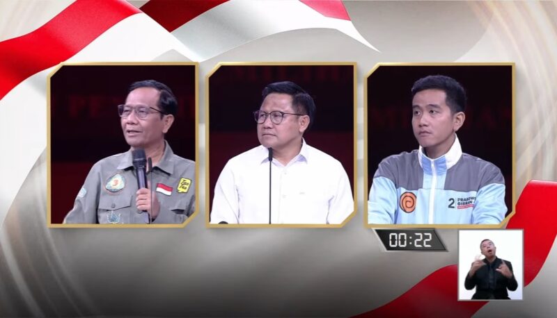 Debat Cawapres ke empat dilaksanakan di Jakarta Convention Center (JCC), Jakarta, Minggu (21/1/2024) mulai pukul 19.00 WIB dan disiarkan langsung melalui kanal youtube KPU RI. Matapedia6.com/ Screenshot Youtube KPU RI
