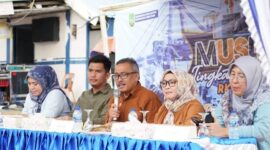 Sekda Kota Batam Jefridin saat menghadiri Musrenbang tingkat Kelurahan Batu Merah, kecamatan Bengkong, Sabtu (13/1). Matapedia6.com/ Diskominfo