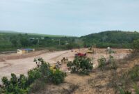 Lokasi pengerjaan empat rumah contoh di Tanjung Banon. Foto:Dok/Humas BP Batam