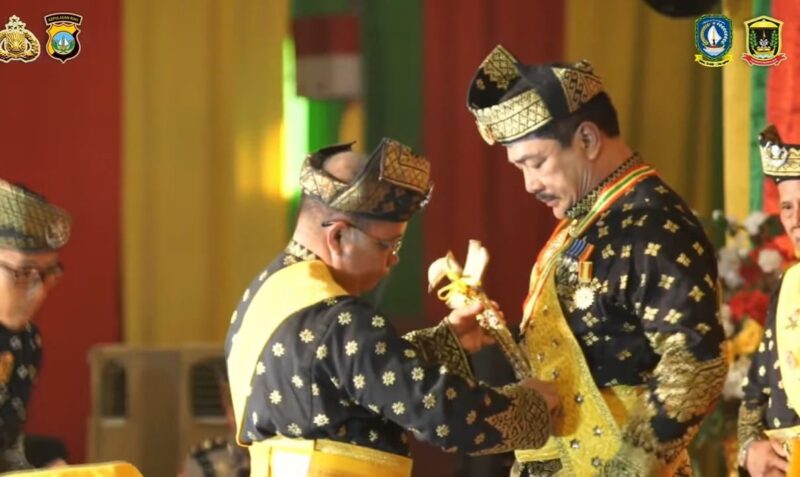 Wakapolri Resmi Sandang Gelar Dato Seri Sakti Bhayangkara Utama Tuan Komjen Pol Agus Andrianto. Matapedia6.com/ Screen shot youtube Diskominfo kepri