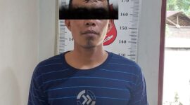 HS, Pelaku perbuatan tidak senonoh terhadap keponakan sendiri. Matapedia6.com/ Dok Polsek