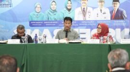 Wali Kota Batam, Muhammad Rudi, saat menghadiri Musyawarah Perencanaan Pembangunan (Musrenbang) tingkat Kecamatan Bengkong di Hotel Golden View, Minggu (4/2/2024). Matapedia6.com/Diskominfo Batam