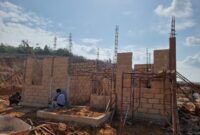 Salah satu pembangunan rumah warga Rempang. Foto:Dok/Humas BP Batam