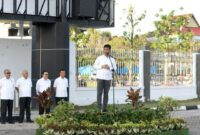 Kepala BP Batam sekaligus Wali Kota Batam Muhammad Rudi memberikan arahan ke pegawai. Foto:Dok/Humas BP Batam