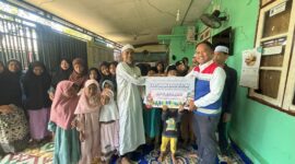 Pertamina santuni anak yatim. Foto:Dok/Pertamina