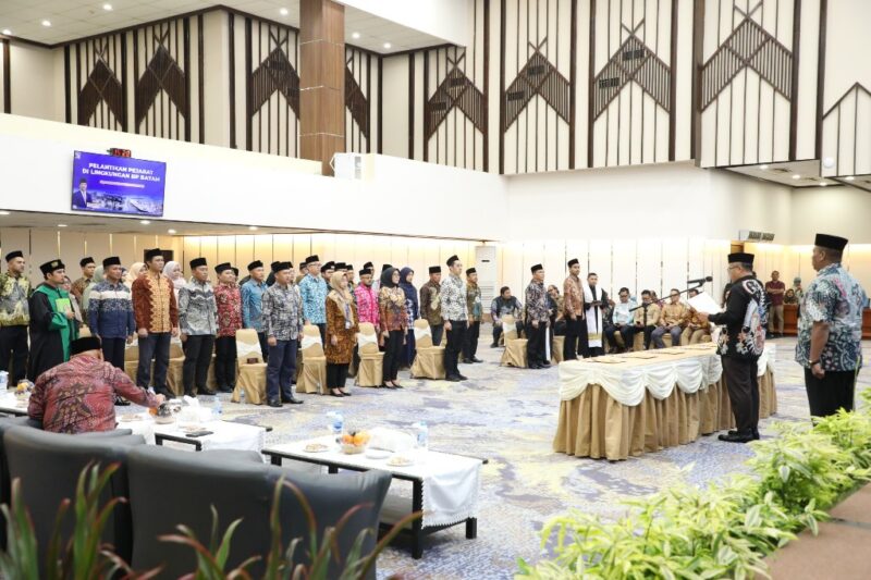 Pelantikan Pejabat BP Batam, Jumat (23/2/2024). Foto:Dok/Humas BP Batam