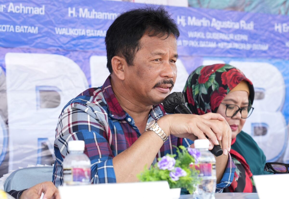 Kepala BP Batam sekaligus Wali Kota Batam Muhammad Rudi bersama Wakil Gubernur Kepri Marlin. Foto:Dok/Humas BP Batam